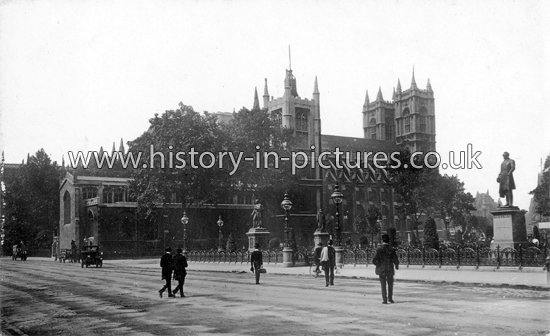 Westminster Abbey, London. c.1916